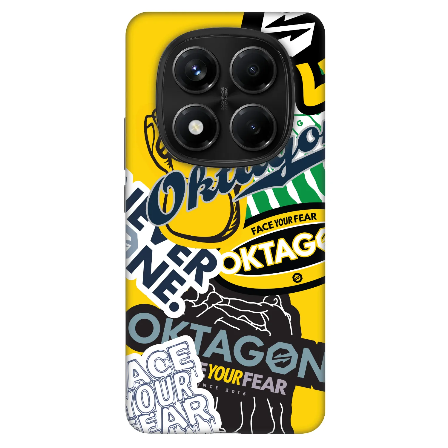 Picasee Fashion Case pentru Xiaomi Redmi Note 14 Pro 5G - OKTAGON - Logo Archive