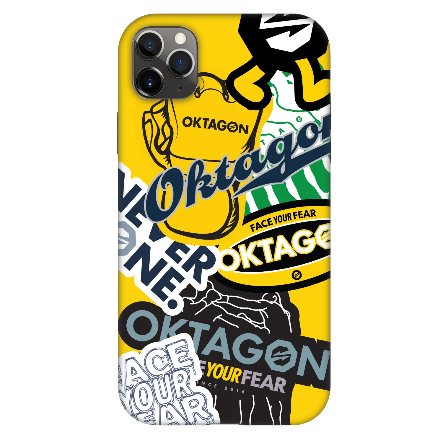 Picasee Fashion Case pentru Apple iPhone 11 Pro Max - OKTAGON - Logo Archive