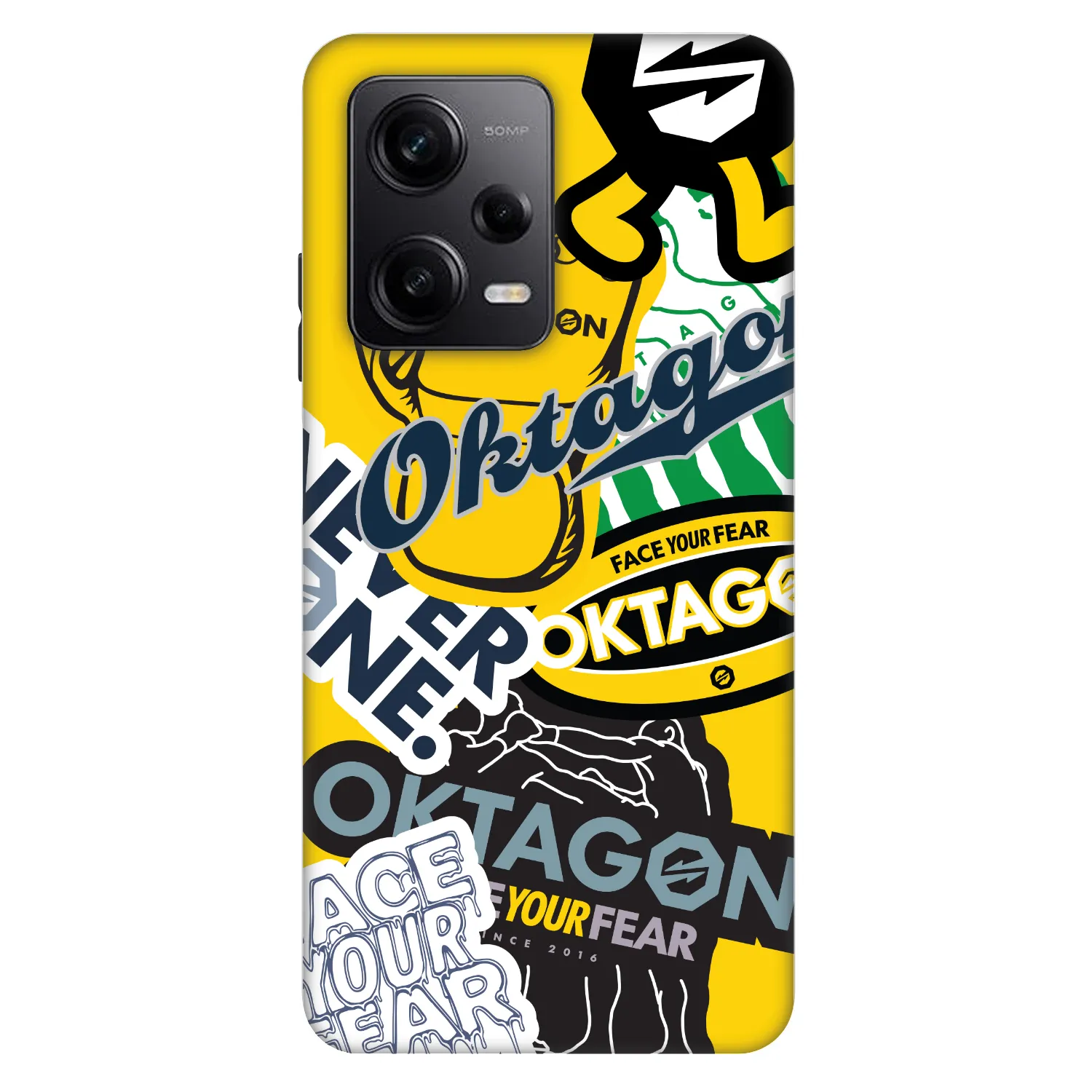 Picasee Fashion Case pentru Xiaomi Redmi Note 12 Pro+ 5G - OKTAGON - Logo Archive