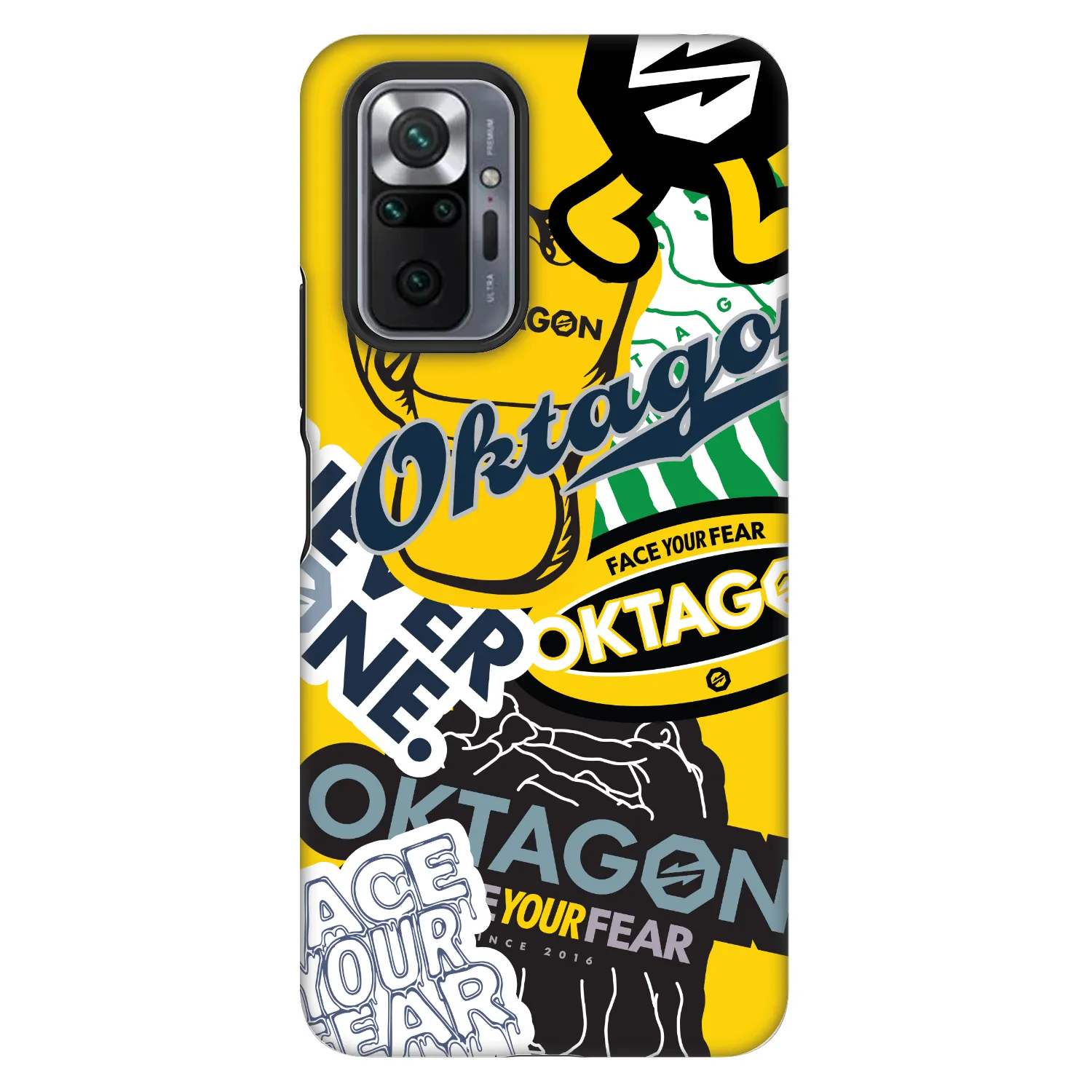 Picasee Fashion Case pentru Xiaomi Redmi Note 10 Pro - OKTAGON - Logo Archive