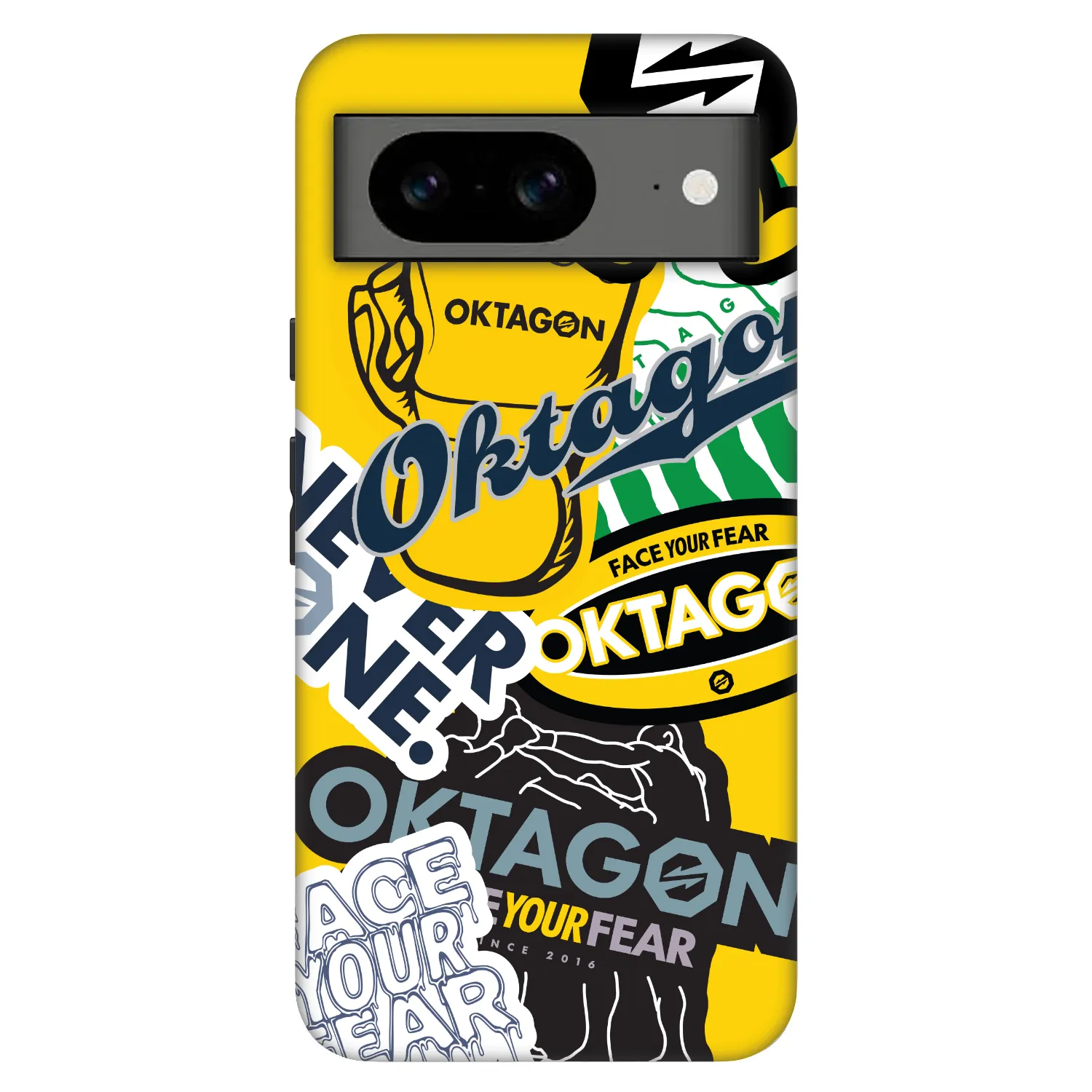 Picasee Fashion Case pentru Google Pixel 8 Pro - OKTAGON - Logo Archive