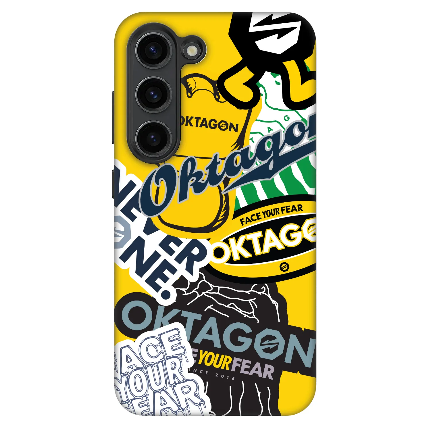 Picasee Fashion Case pentru Samsung Galaxy S23+ 5G - OKTAGON - Logo Archive