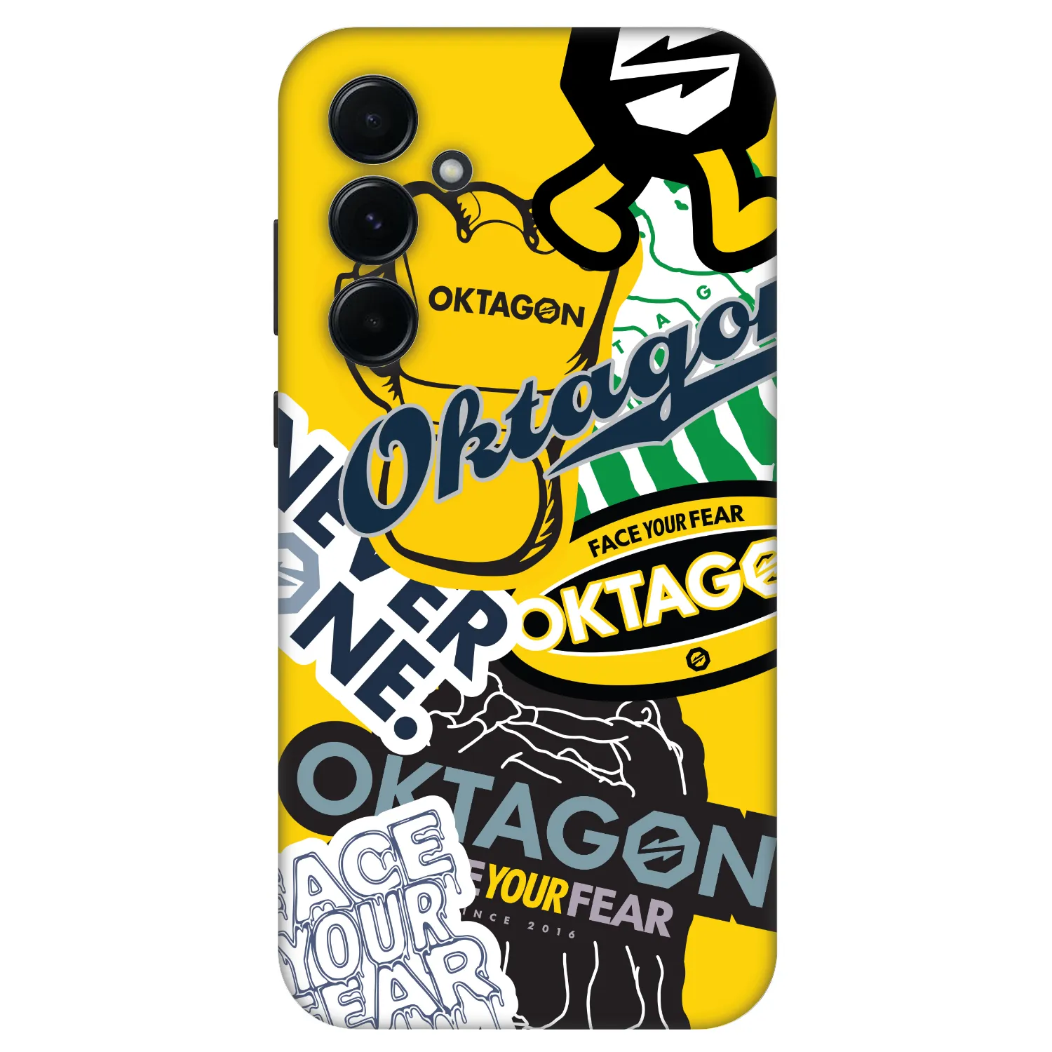 Picasee Fashion Case pentru Samsung Galaxy A55 5G A556B - OKTAGON - Logo Archive