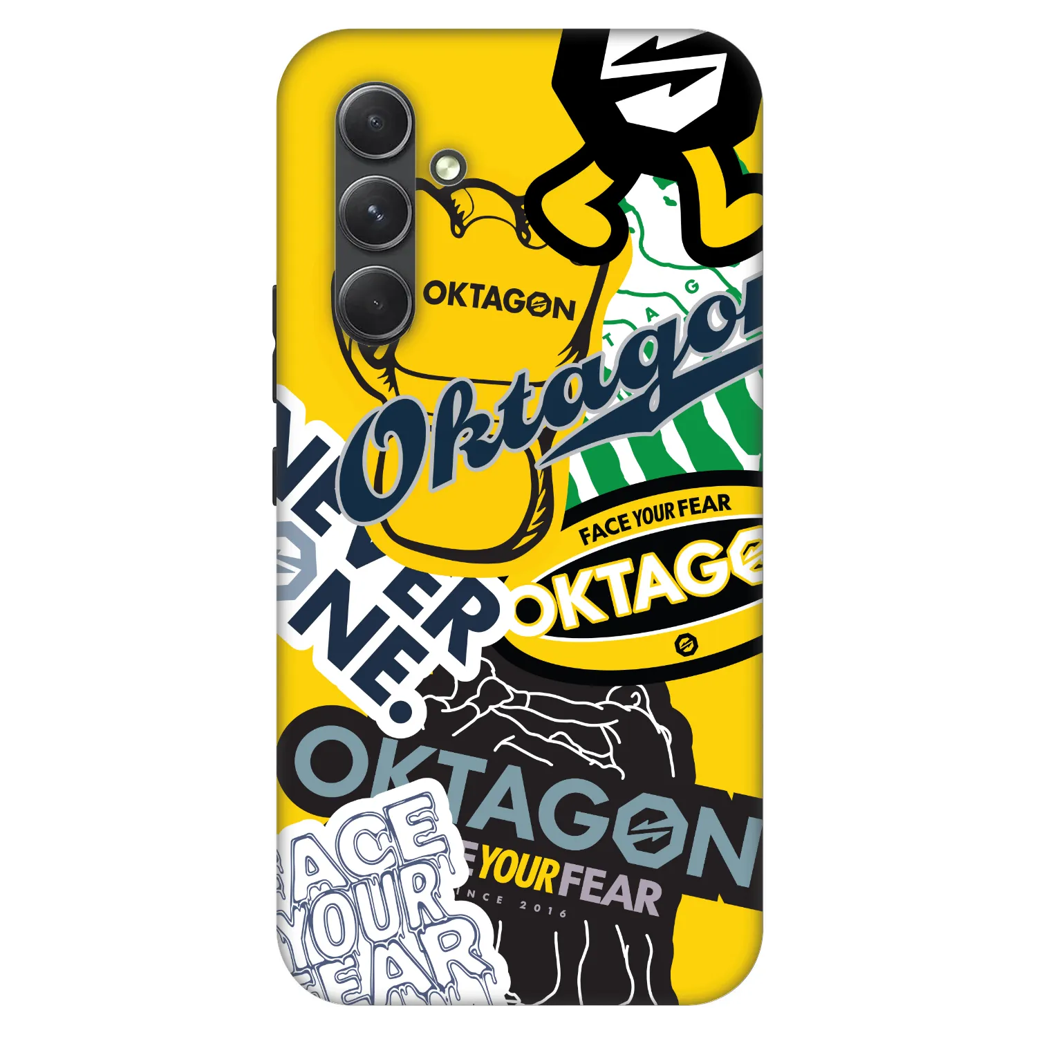 Picasee Fashion Case pentru Samsung Galaxy A54 5G A546B - OKTAGON - Logo Archive
