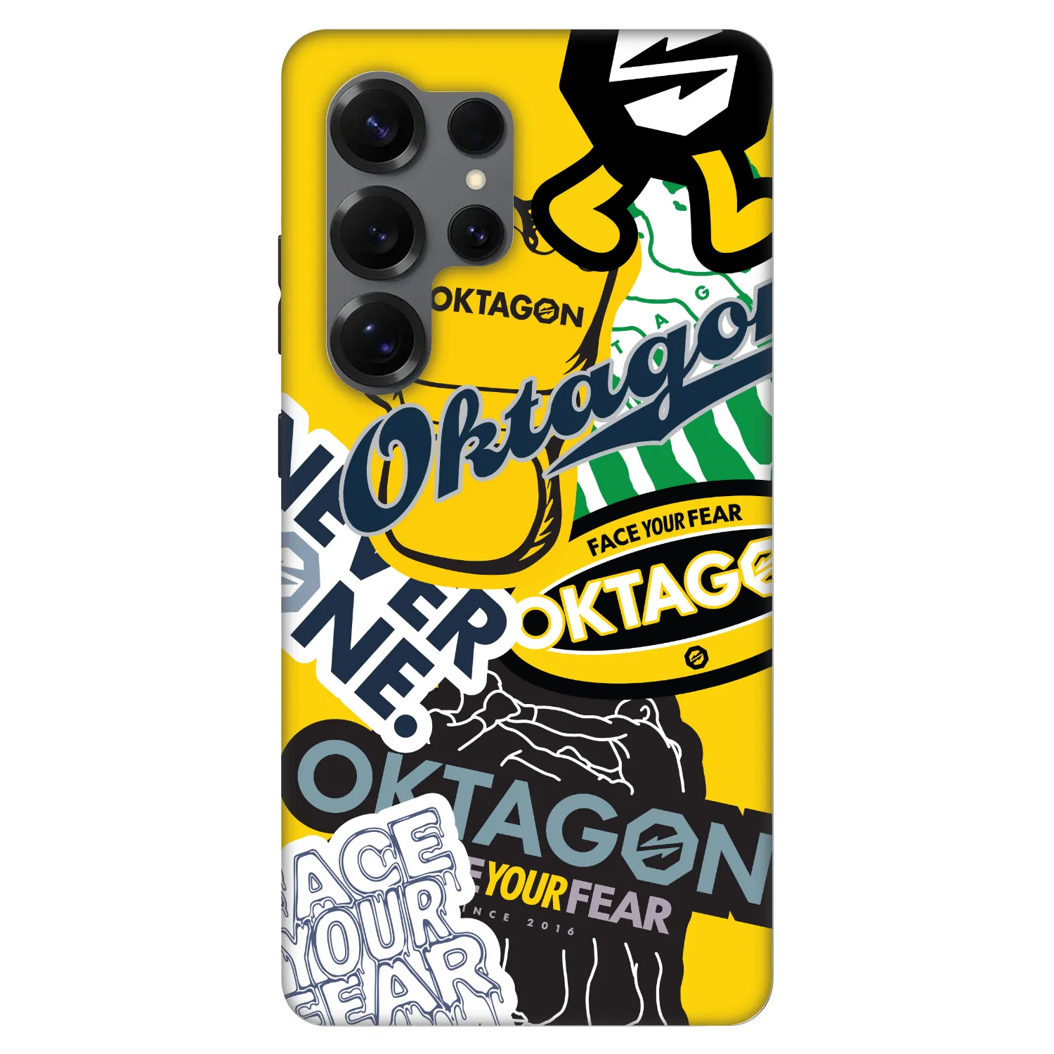 Picasee Fashion Case PowerShare pro Samsung Galaxy S25 Ultra 5G - OKTAGON - Logo Archive