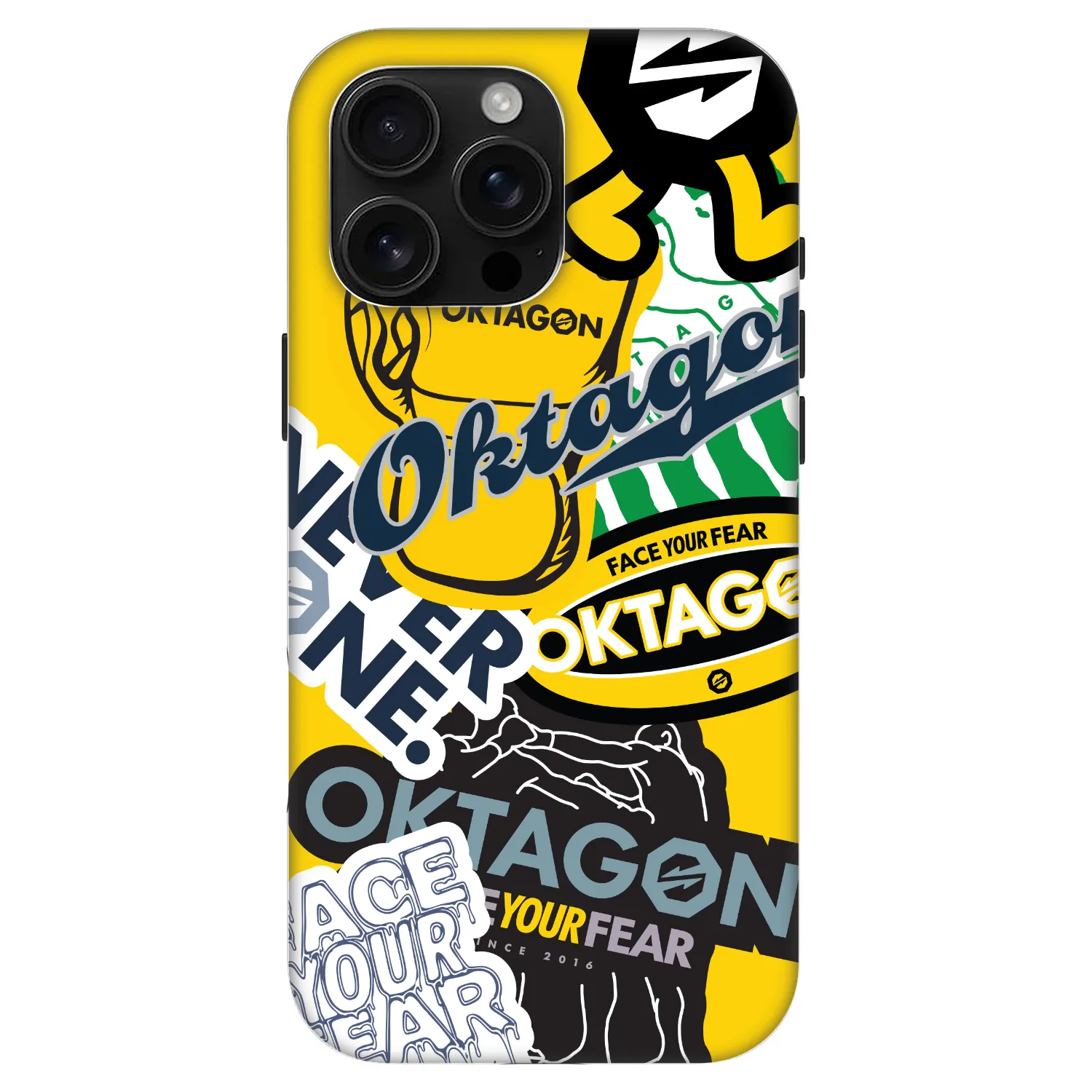 Picasee Fashion Case MagSafe pentru Apple iPhone 16 Pro Max - OKTAGON - Logo Archive