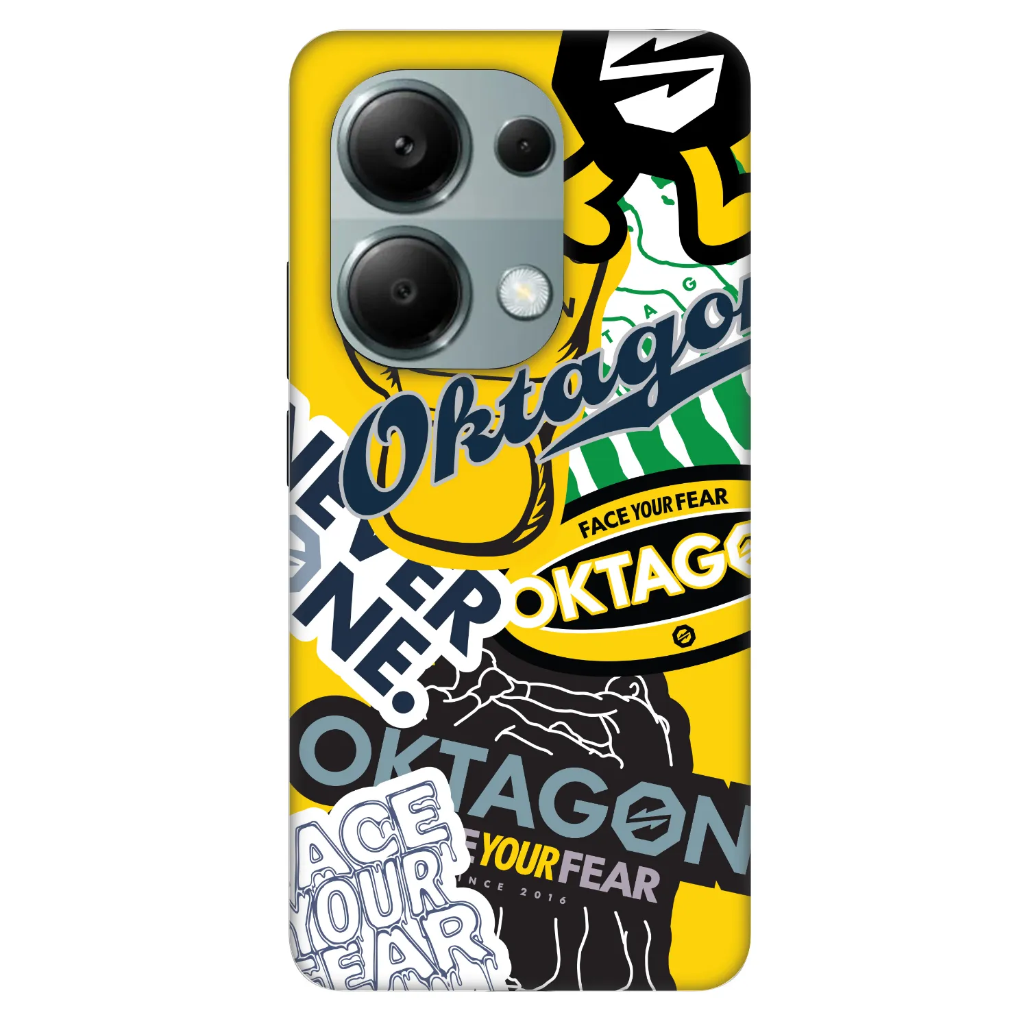 Picasee Fashion Case pentru Xiaomi Redmi Note 13 Pro 4G - OKTAGON - Logo Archive