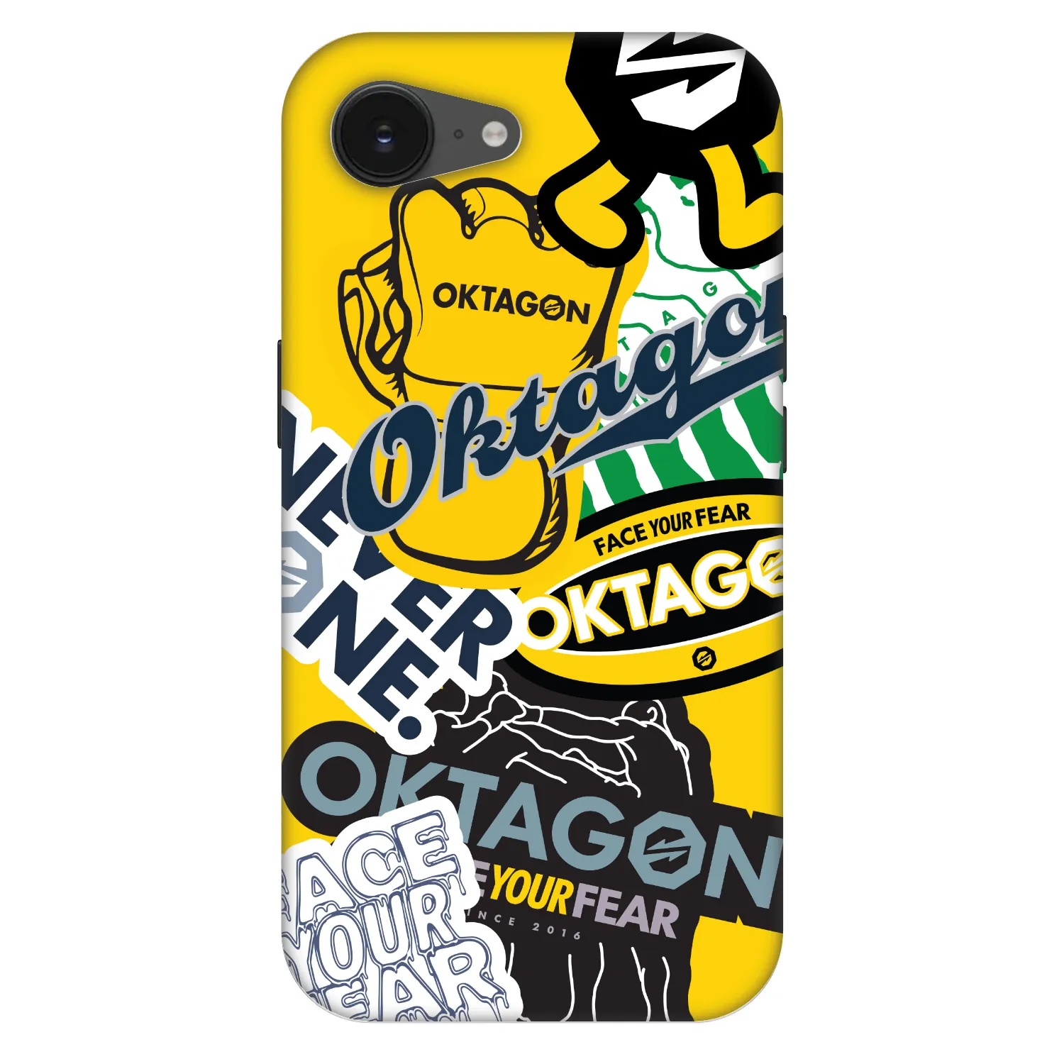 Picasee Fashion Case MagSafe pentru Apple iPhone 17e - OKTAGON - Logo Archive