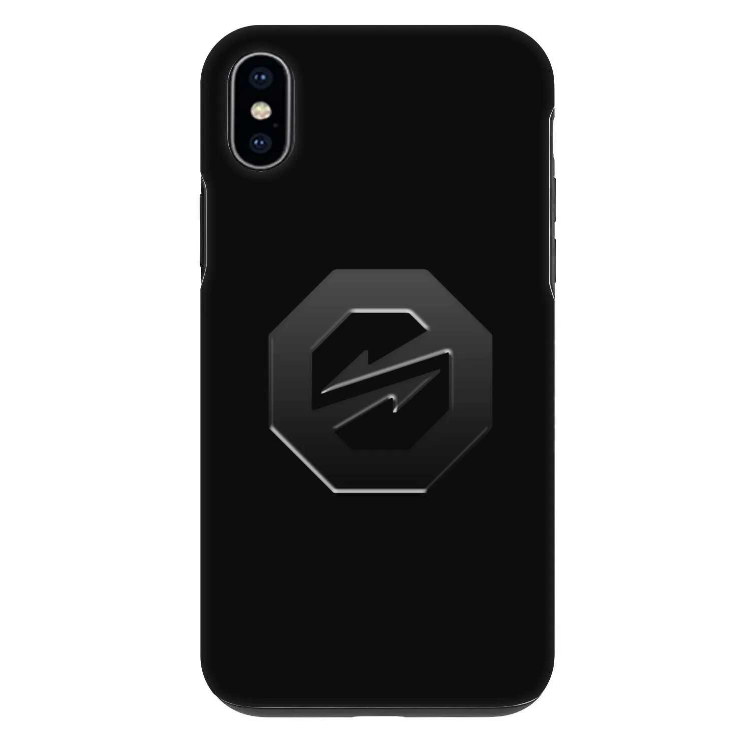Picasee Fashion Case pentru Apple iPhone XS Max - OKTAGON - Stealth Logo