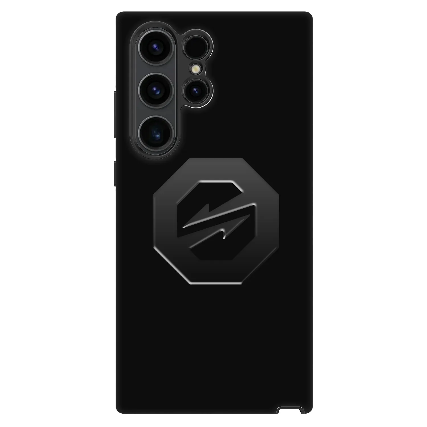 Picasee Fashion Case pentru Samsung Galaxy S22 Ultra 5G - OKTAGON - Stealth Logo