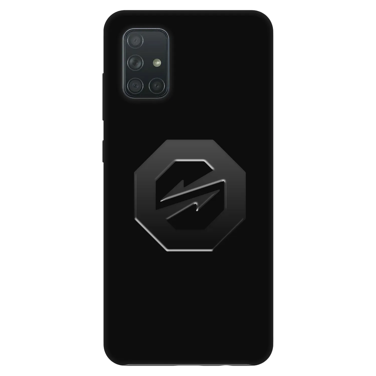 Picasee Fashion Case pentru Samsung Galaxy A71 A715F - OKTAGON - Stealth Logo
