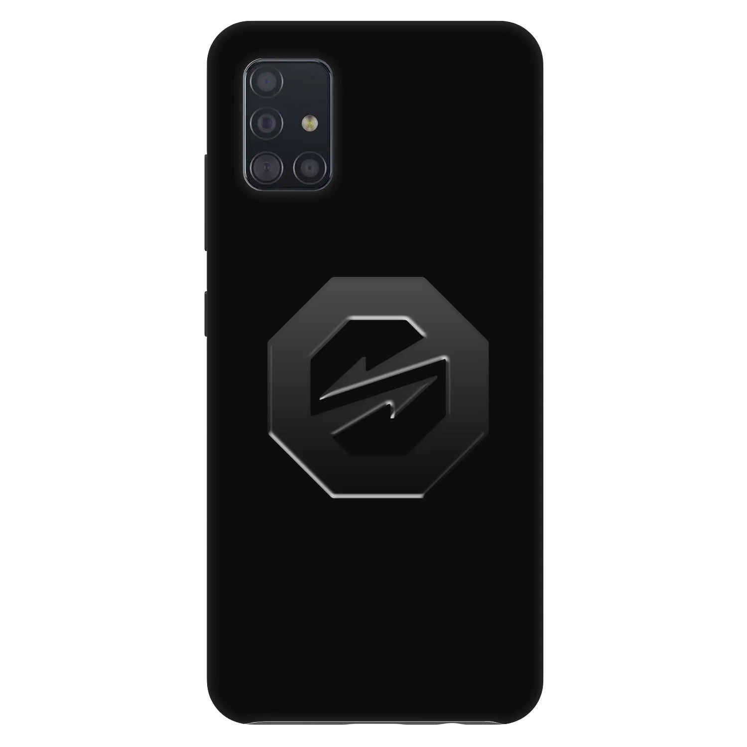 Picasee Fashion Case pentru Samsung Galaxy A51 A515F - OKTAGON - Stealth Logo