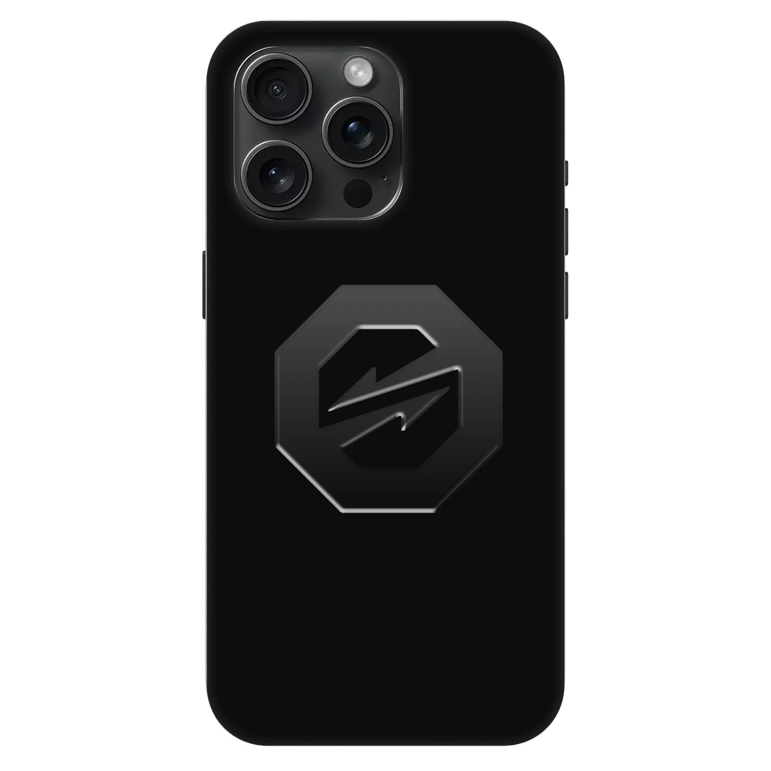 Picasee Fashion Case MagSafe pentru Apple iPhone 15 Pro Max - OKTAGON - Stealth Logo