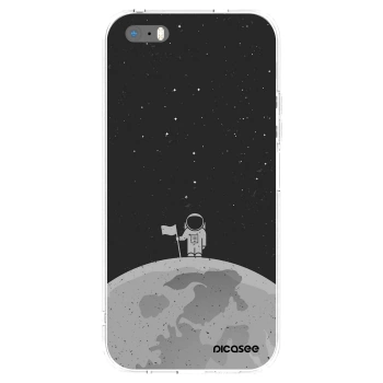 Picasee husă transparentă din silicon pentru Apple iPhone 5/5S/SE - Astronaut