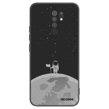 Picasee husă neagră din silicon pentru Xiaomi Redmi 9 - Astronaut