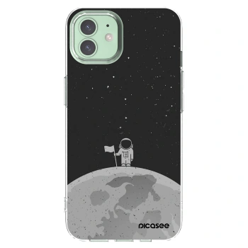 Picasee husă transparentă din silicon pentru Apple iPhone 12 Pro - Astronaut