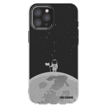 Picasee husă transparentă din silicon pentru Apple iPhone 12 Pro Max - Astronaut