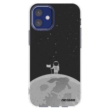 Picasee husă transparentă din silicon pentru Apple iPhone 12 mini - Astronaut