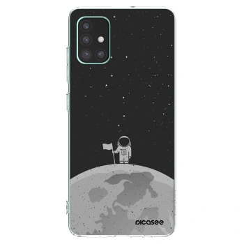 Picasee husă transparentă din silicon pentru Samsung Galaxy M51 M515F - Astronaut