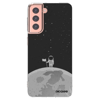 Picasee husă transparentă din silicon pentru Samsung Galaxy S21 5G G991B - Astronaut