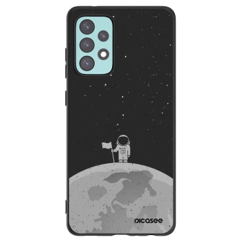 Picasee husă neagră din silicon pentru Samsung Galaxy A72 A725F - Astronaut