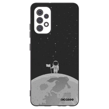 Picasee husă neagră din silicon pentru Samsung Galaxy A32 5G A326B - Astronaut