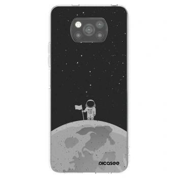 Picasee husă neagră din silicon pentru Xiaomi Poco X3 Pro - Astronaut