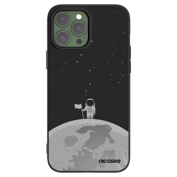 Picasee husă neagră din silicon pentru Apple iPhone 13 Pro Max - Astronaut
