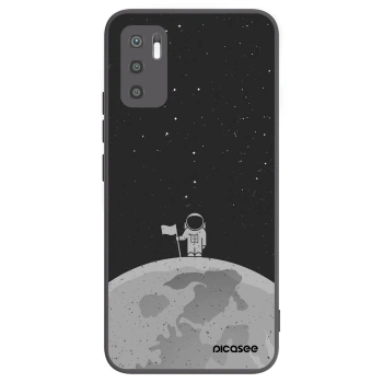 Picasee husă neagră din silicon pentru Xiaomi Redmi Note 10 5G - Astronaut