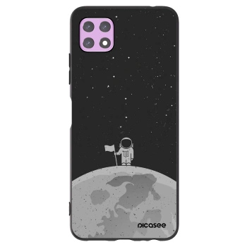 Picasee husă neagră din silicon pentru Samsung Galaxy A22 A226B 5G - Astronaut
