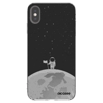 Picasee husă transparentă din silicon pentru Apple iPhone XS Max - Astronaut