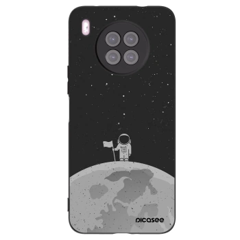Picasee husă neagră din silicon pentru Huawei Nova 8i - Astronaut