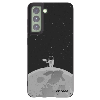 Picasee husă neagră din silicon pentru Samsung Galaxy S21 FE 5G - Astronaut