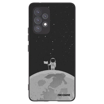 Picasee husă neagră din silicon pentru Samsung Galaxy A53 5G A536 - Astronaut