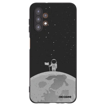 Picasee husă neagră din silicon pentru Samsung Galaxy A13 4G A135 - Astronaut