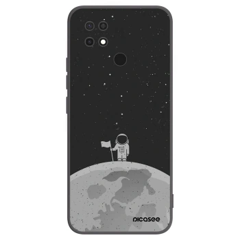 Picasee husă neagră din silicon pentru Xiaomi Redmi 10C - Astronaut