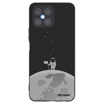 Picasee husă neagră din silicon pentru Honor X8 4G - Astronaut