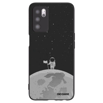Picasee husă neagră din silicon pentru OPPO A16 - Astronaut