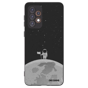 Picasee husă neagră din silicon pentru Samsung Galaxy A33 5G A336 - Astronaut