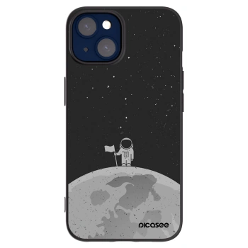 Picasee husă neagră din silicon pentru Apple iPhone 14 - Astronaut