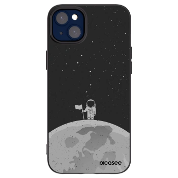 Picasee husă neagră din silicon pentru Apple iPhone 14 Plus - Astronaut