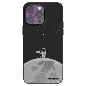 Picasee husă neagră din silicon pentru Apple iPhone 14 Pro Max - Astronaut