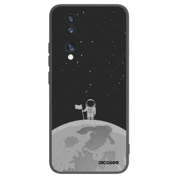 Picasee husă neagră din silicon pentru Honor 70 - Astronaut