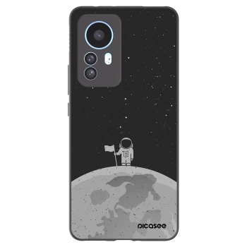 Picasee husă neagră din silicon pentru Xiaomi 12T Pro - Astronaut