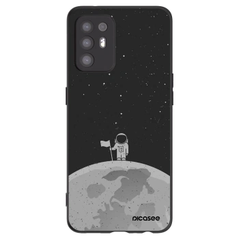Picasee husă neagră din silicon pentru OPPO A94 5G - Astronaut