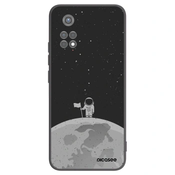 Picasee husă neagră din silicon pentru Xiaomi Redmi Note 11S 5G - Astronaut