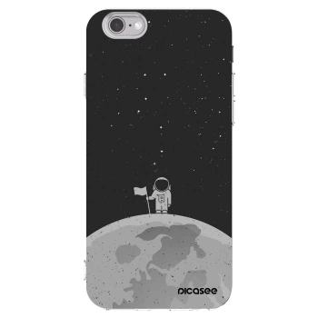 Picasee husă transparentă din silicon pentru Apple iPhone 6/6S - Astronaut