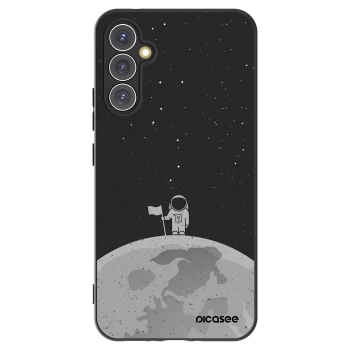 Picasee husă neagră din silicon pentru Samsung Galaxy A34 5G A346B - Astronaut