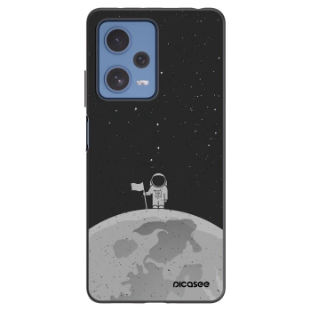 Picasee husă neagră din silicon pentru Xiaomi Redmi Note 12 Pro 5G - Astronaut