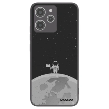 Picasee husă neagră din silicon pentru Xiaomi Redmi 12 4G - Astronaut